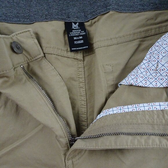 Member's Mark Men Straight Fit 5 Pockets Pant Size 36 X 30 - Picture 4 of 7